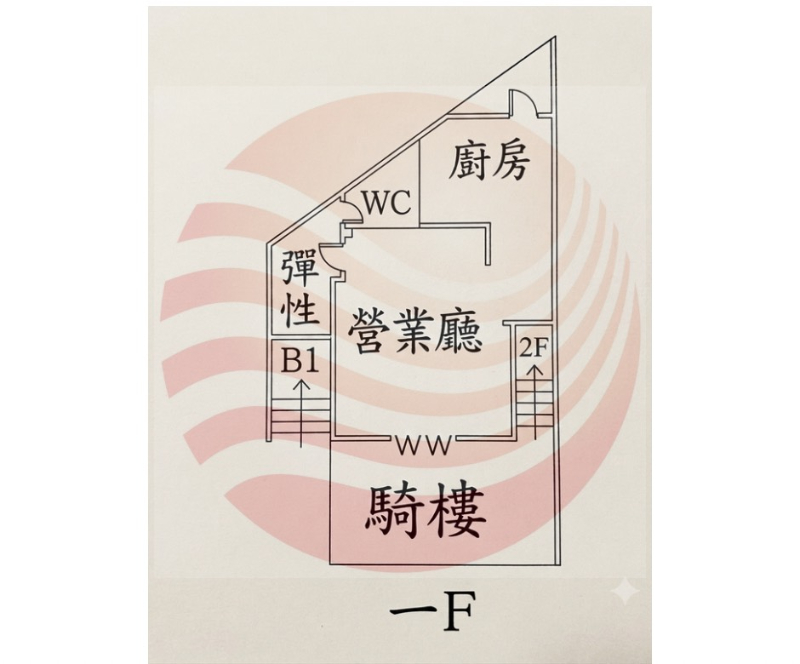 成大長榮店面&地下室出租,台南市東區長榮路二段
