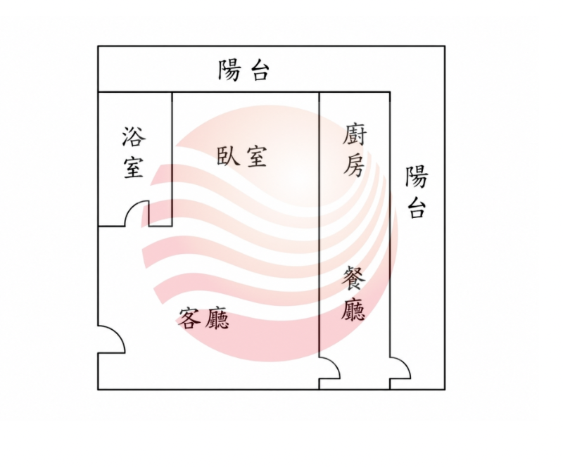正建興學區一房一廳華廈,台南市中西區郡緯街